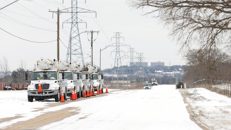 Winter Storm Uri Brings Ice And Snow Across Widespread Parts Of The Nation