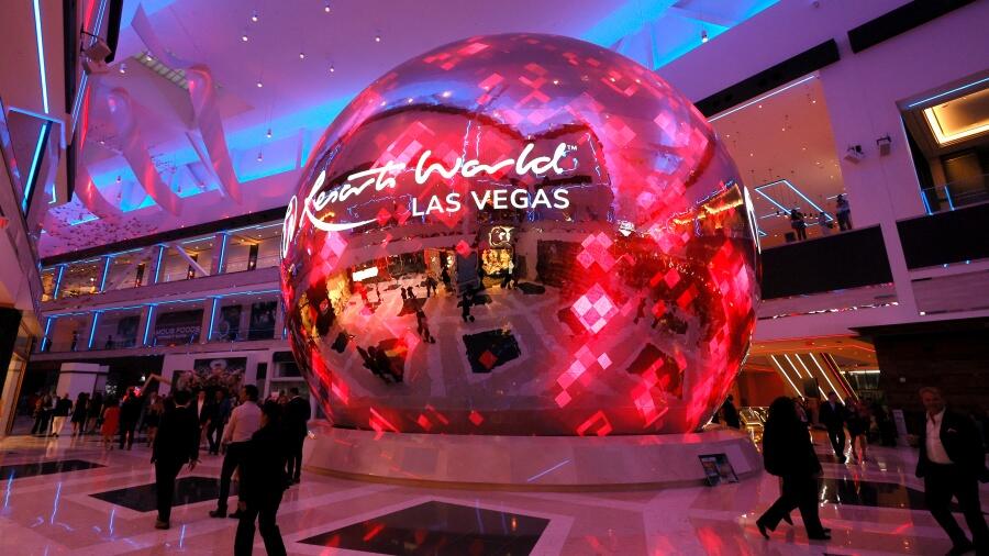 Watch: World's biggest LED sphere showers Las Vegas with dazzling light  display