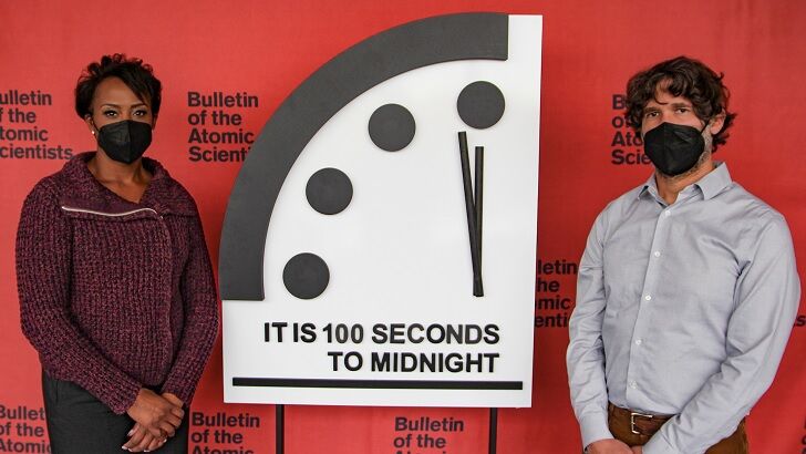 Doomsday Clock Goes Unchanged for 2022