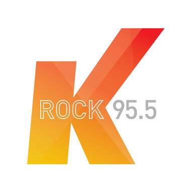 K rock 95.5 logo