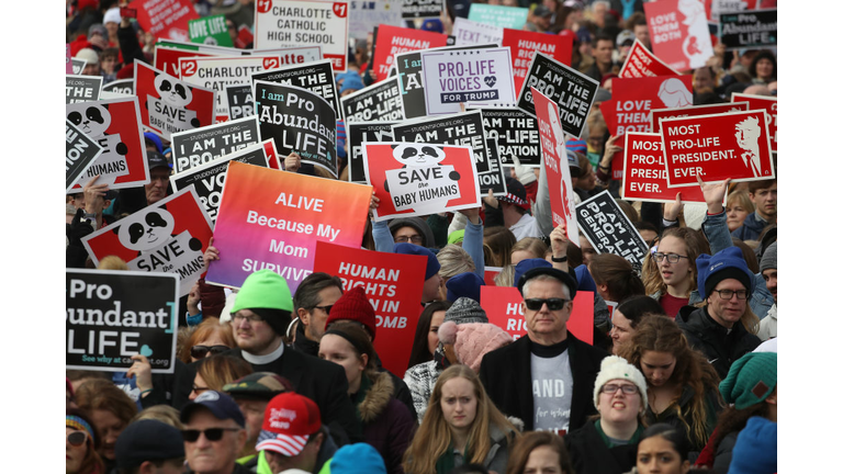 Anti-Abortion Activists Demonstrate In D.C. During Annual March For Life