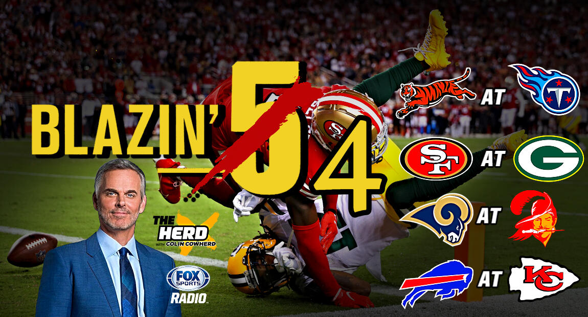 Blazing Five: Colin Cowherd Gives His 5 Best NFL Bets For Week 4 (Oct. 2)