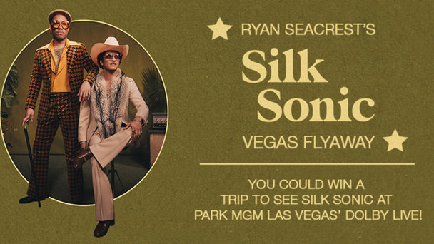 Enter for the chance to win an evening with Silk Sonic at the Park MGM Las Vegas’ Dolby Live! Enter for your chance to win!