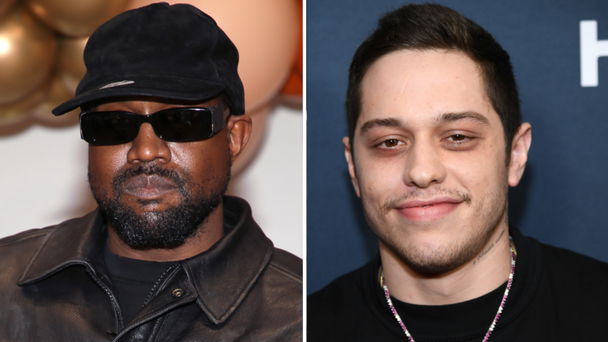 Kanye West Mocks Pete Davidson's Style, Calls Relationship With Kim 'Fake'