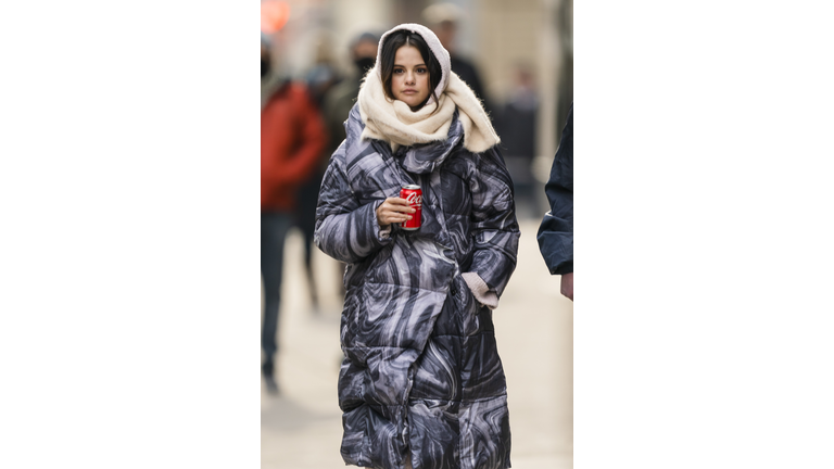 Celebrity Sightings In New York City - January 24, 2022