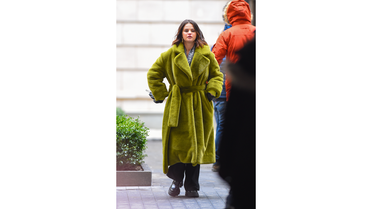 Celebrity Sightings In New York City - January 24, 2022