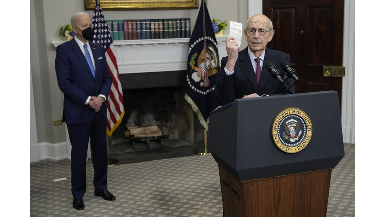 Supreme Court Justice Stephen Breyer Announces His Retirement At The White House