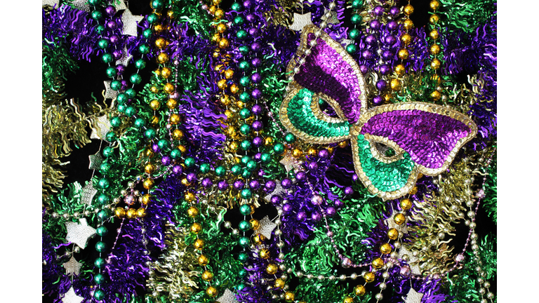 Beads and Mask Background