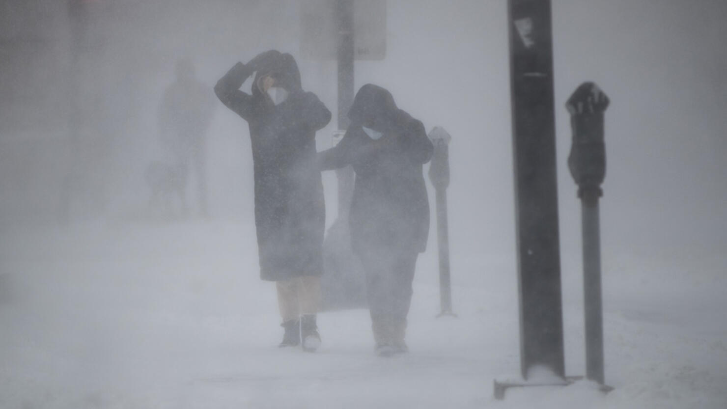 Boston Area Hit With Major Blizzard