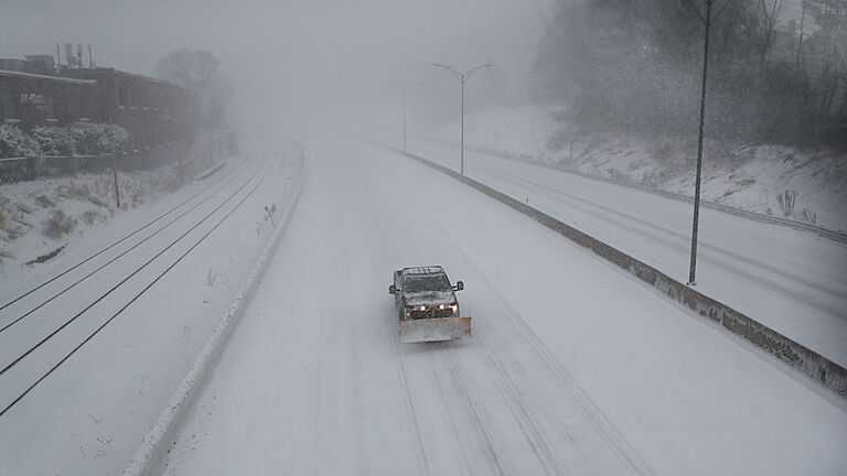 Winter Storm Hits New England