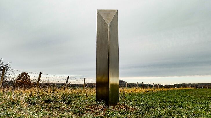 Mysterious Monolith Appears on Welsh Hill