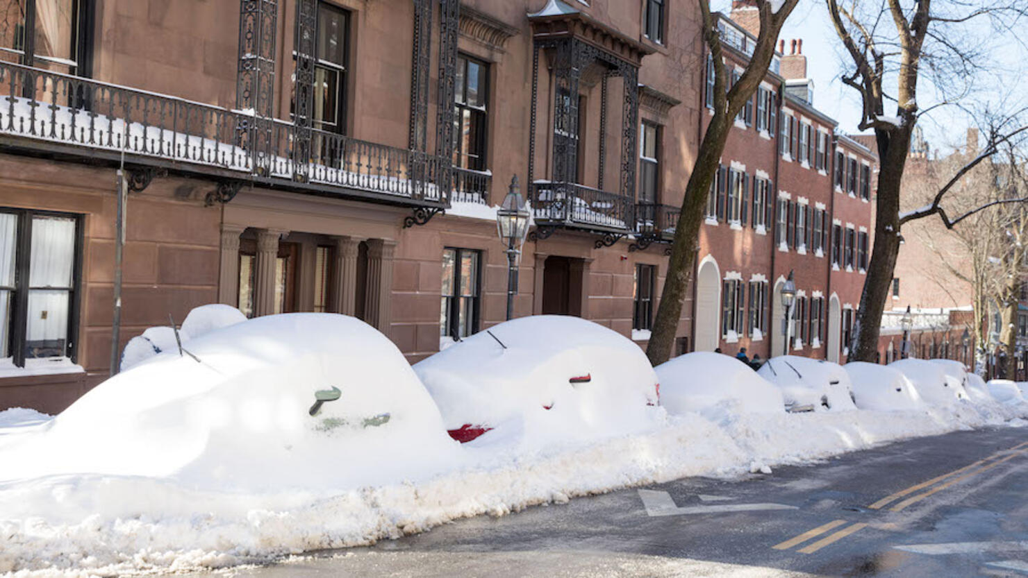 Boston Area Hit With Major Blizzard