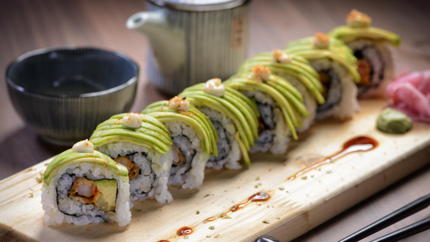 Avocado Caterpillar Roll