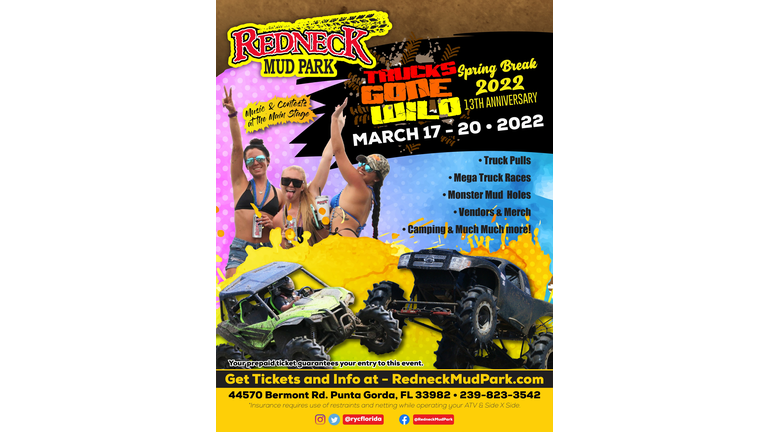 WAVW-FM Redneck Mud Park Flyer