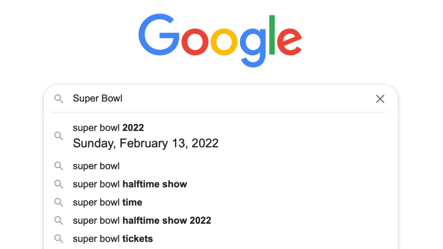 google super bowl 2022