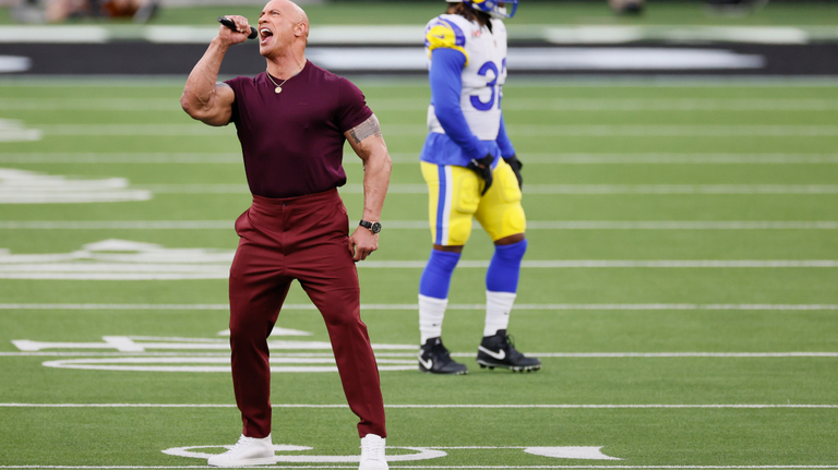 Dwayne The Rock Johnson, Who Opened Super Bowl LVI, Is Actively