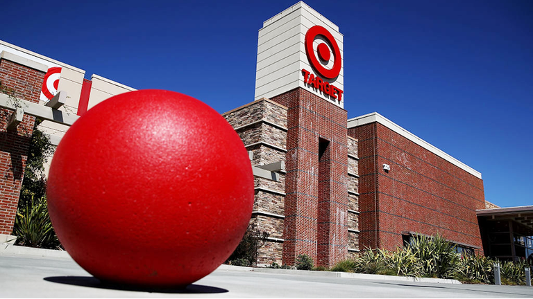 Big red ball protects West Allis Target from careening car
