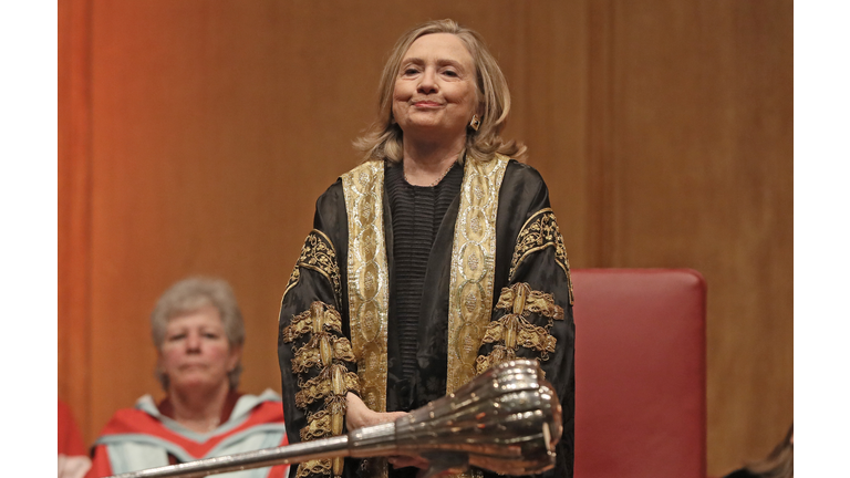 Hillary Clinton Is Inaugurated As Chancellor of Queen's University Belfast