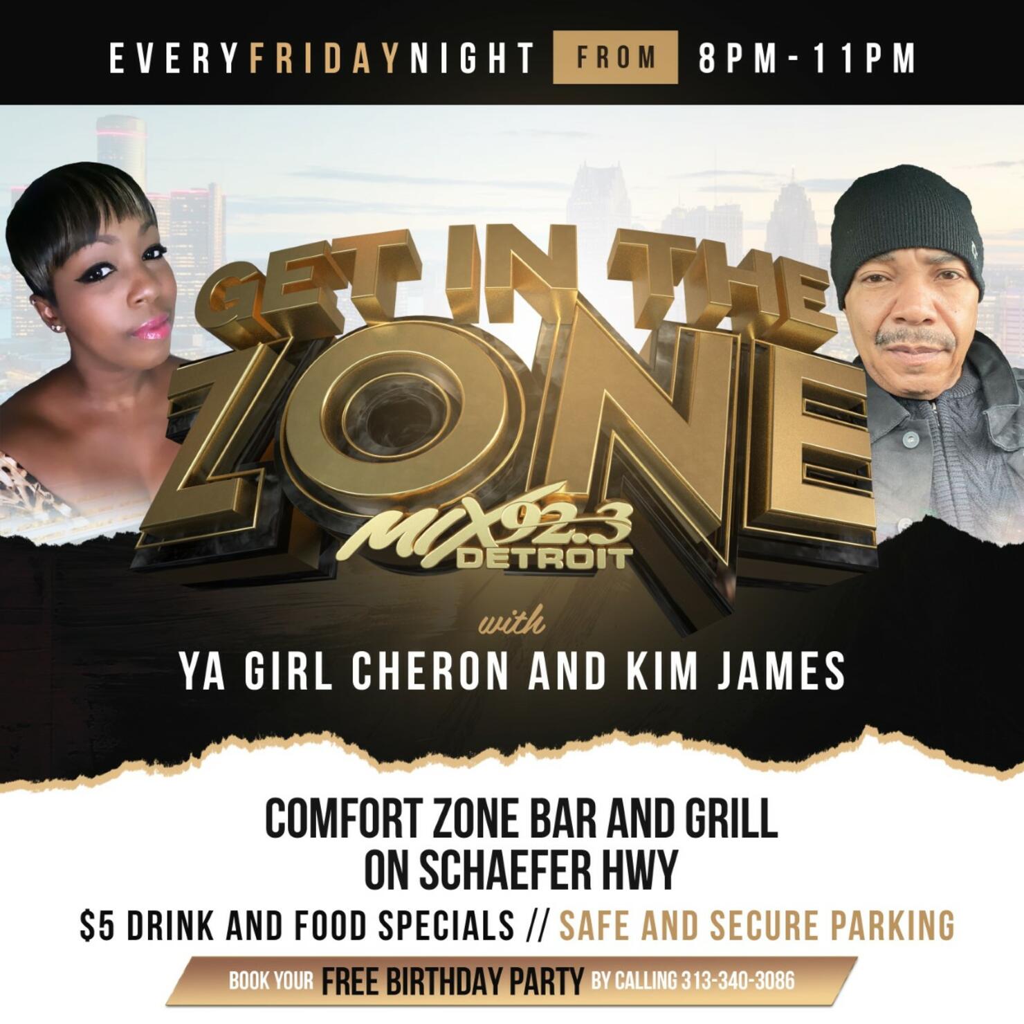 Join Ya Girl Cheron at Comfort Zone Lounge Every Friday Night | iHeart