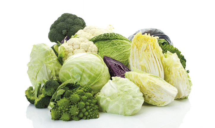 Cabbages, close-up