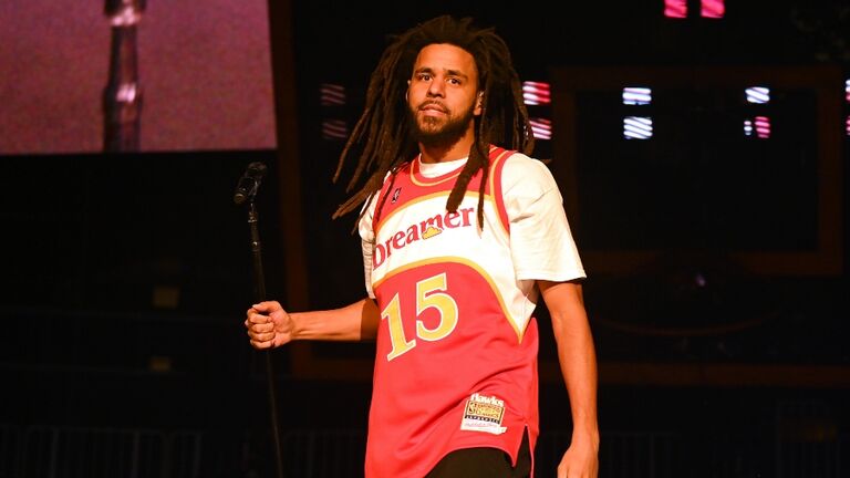 J. Cole Dreamer Throwback Jerseys Mitchell & Ness Nostalgia Co.