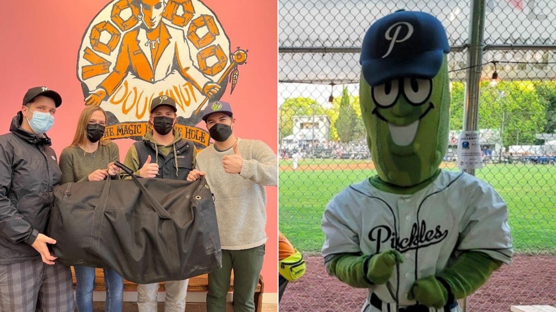 Porch pirate swipes Portland Pickles mascot 