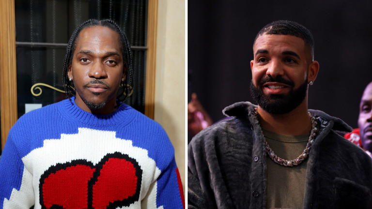Pusha-T and Drake