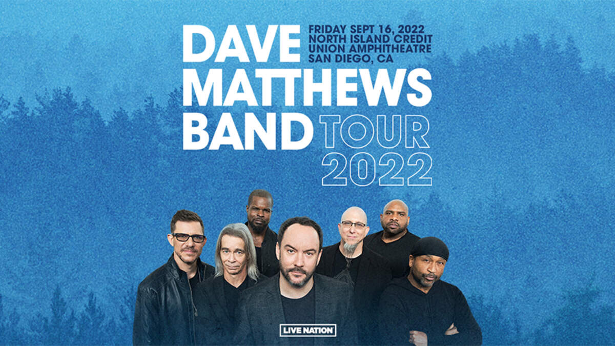 Dave Matthews Band 2022 Tour San Diego Concerts STAR 94.1