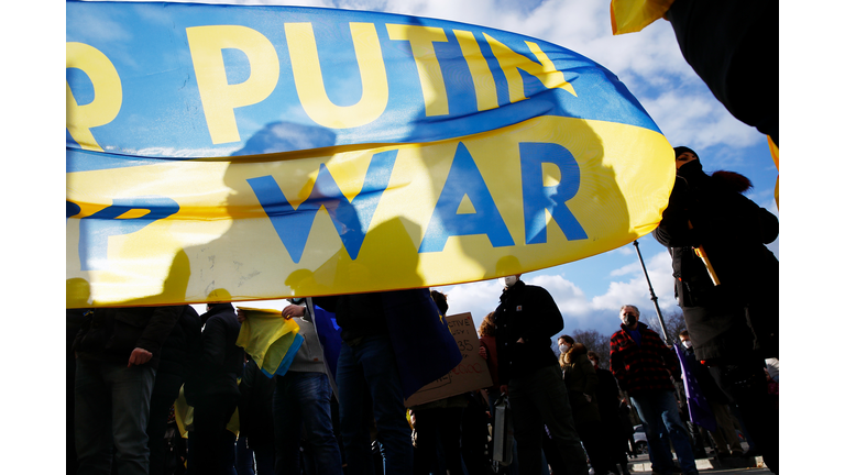 "Stand with Ukraine" Demonstration In Berlin