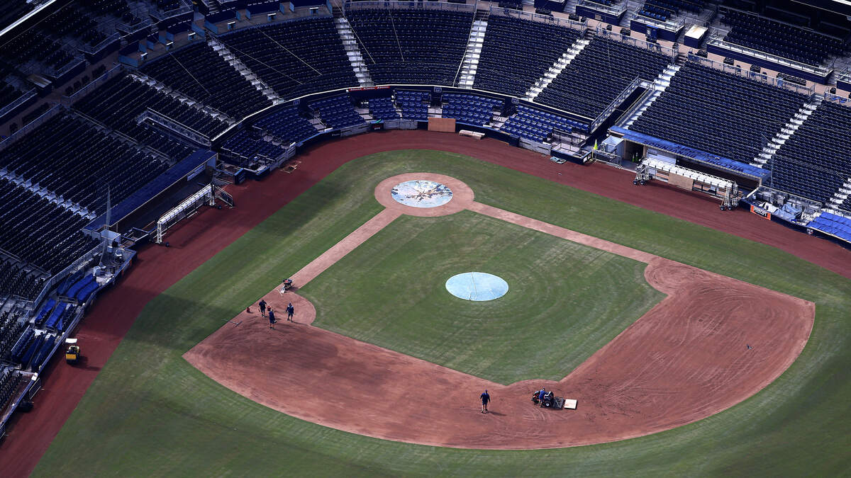 Petco Park vandalized by SUV driver 'doing doughnuts' on field