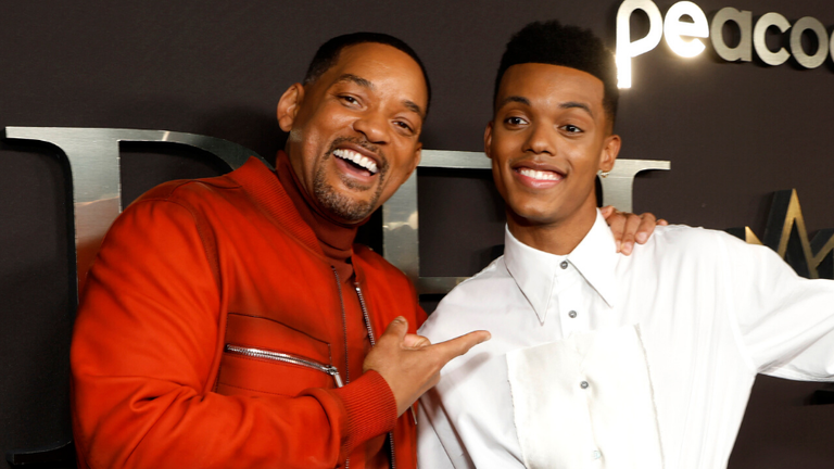 Jabari Banks and Will Smith