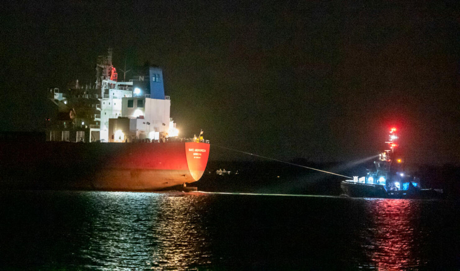 Oil Tanker Held Up By Stowaways Off The British South Coast Heads For Port