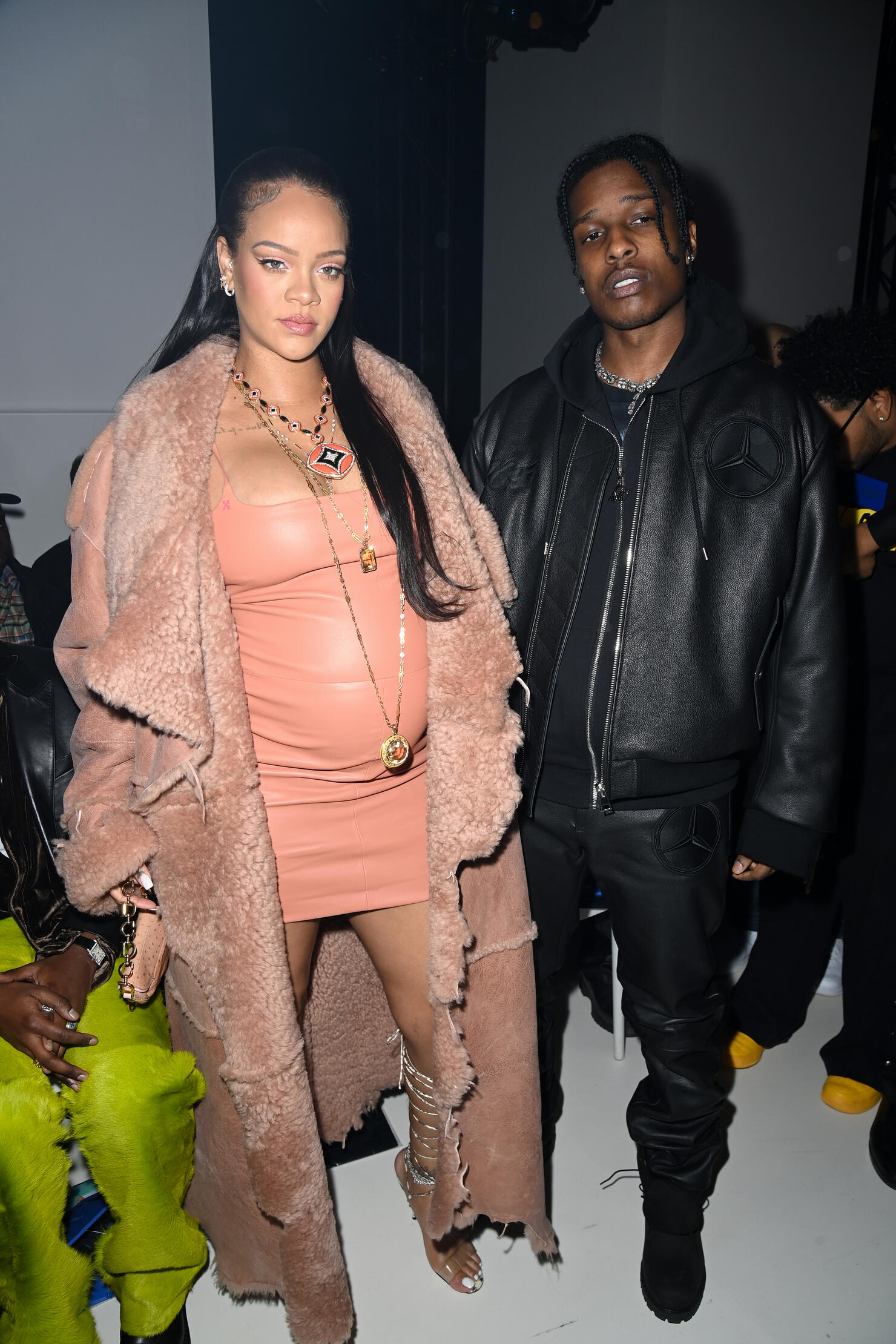 Rihanna shows sweet baby bump in leather jacket for Louis Vuitton campaign  - Mirror Online