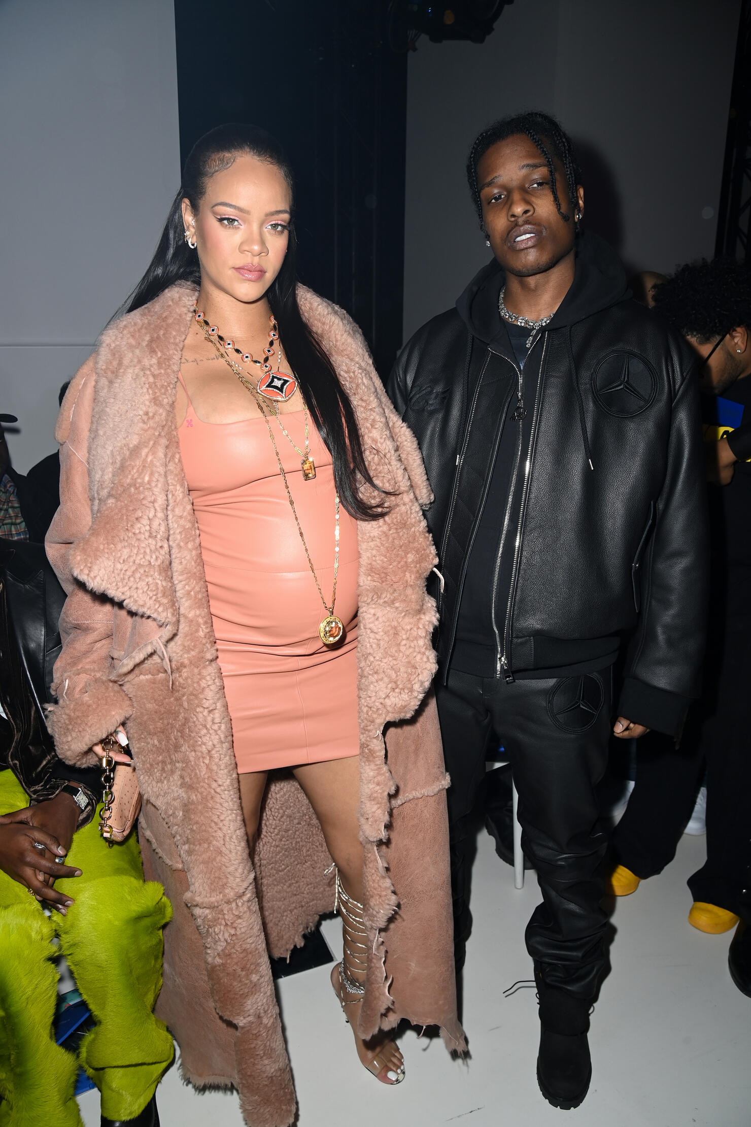 Rihanna shows sweet baby bump in leather jacket for Louis Vuitton campaign  - Irish Mirror Online