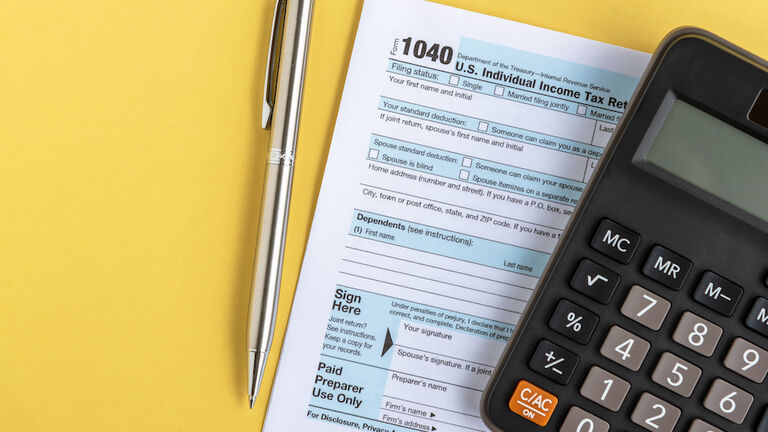 US Individual Income Tax Return Forms 1040