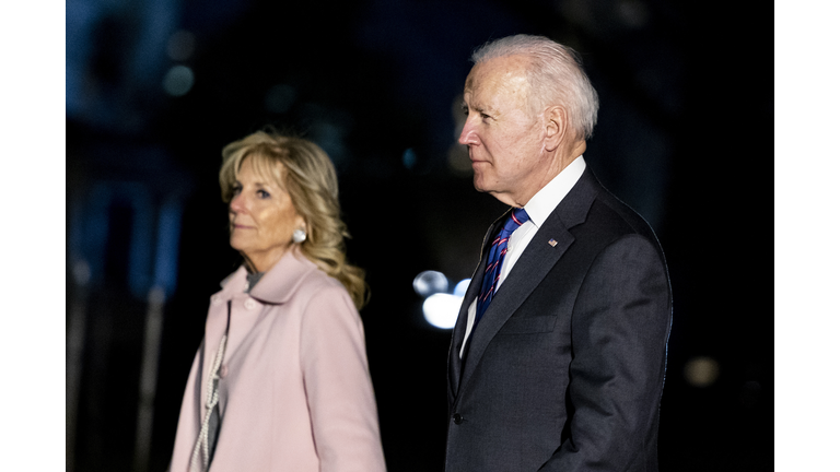 President Biden Returns To Washington From Wisconsin