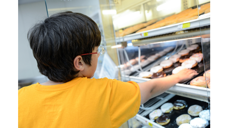 Buying donuts