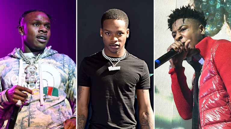 DaBaby, Calboy, and YoungBoy Never Broke Again