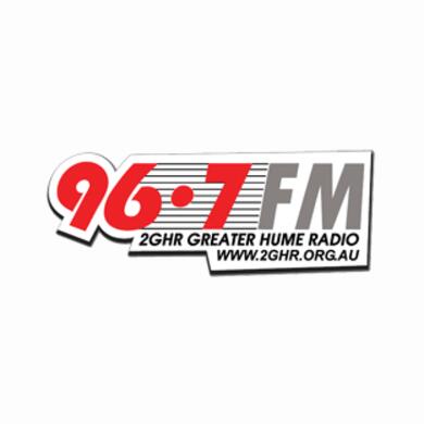 2GHR 96.7 FM logo