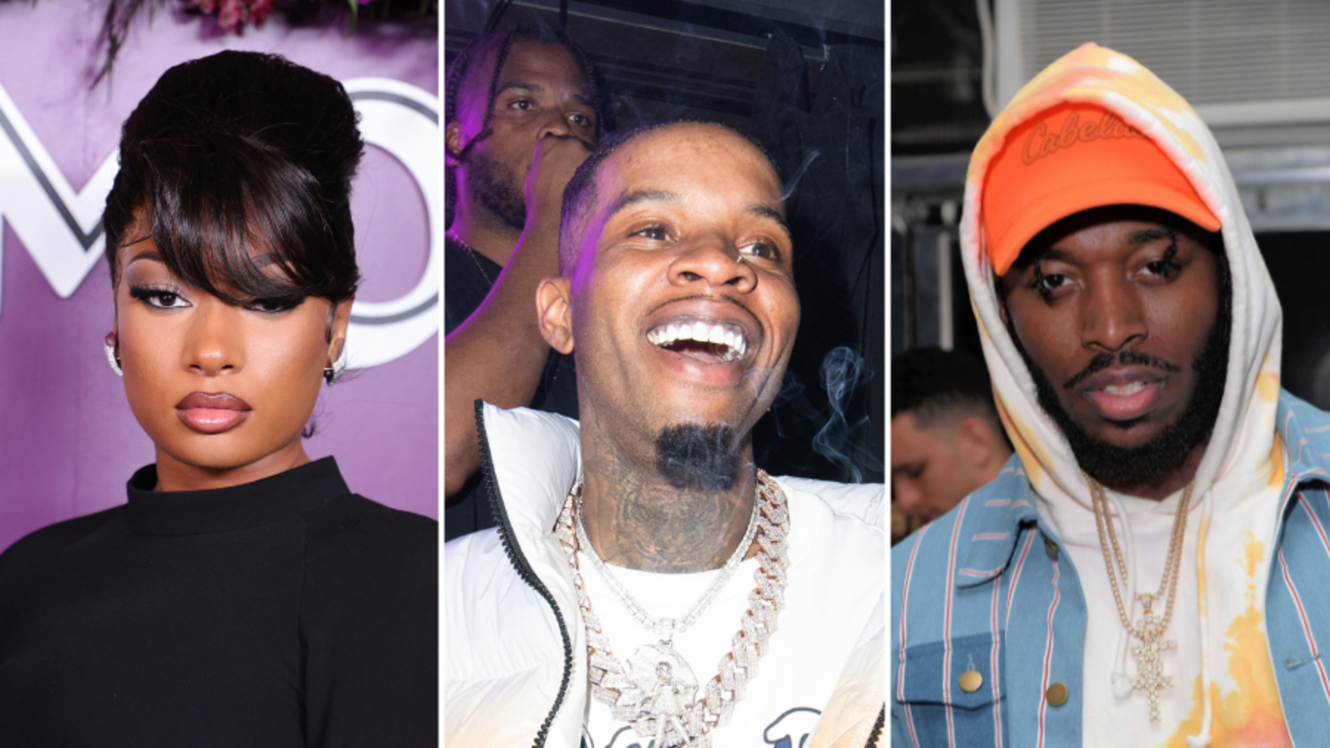 Megan Thee Stallion Stallion, Tory Lanez and Pardison Fontaine