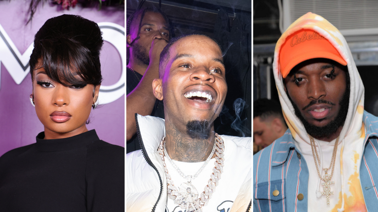 Megan Thee Stallion Stallion, Tory Lanez and Pardison Fontaine