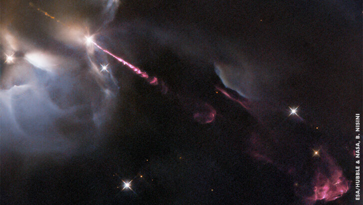 Hubble Snaps 'Stellar Tantrum'