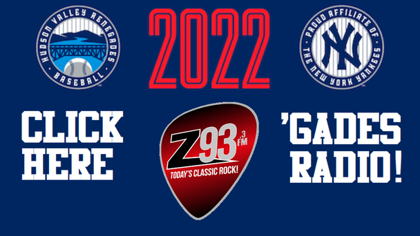 Z93 once again the OFFICIAL Radio Home of the Hudson Valley Renegades 2022!”