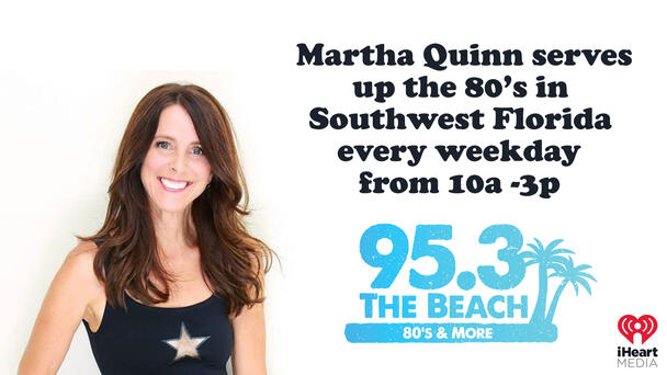 Listen To Martha Quinn Weekdays On 95.3 The Beach