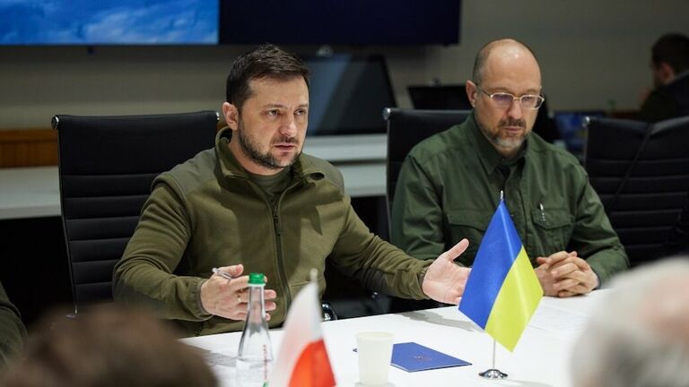 Czech, Polish, Slovenian premiers visit Ukraine