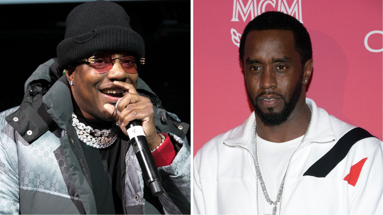 Mase and Diddy