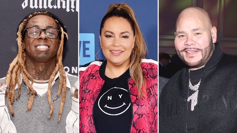 Lil Wayne, Angie Martinez and Fat Joe