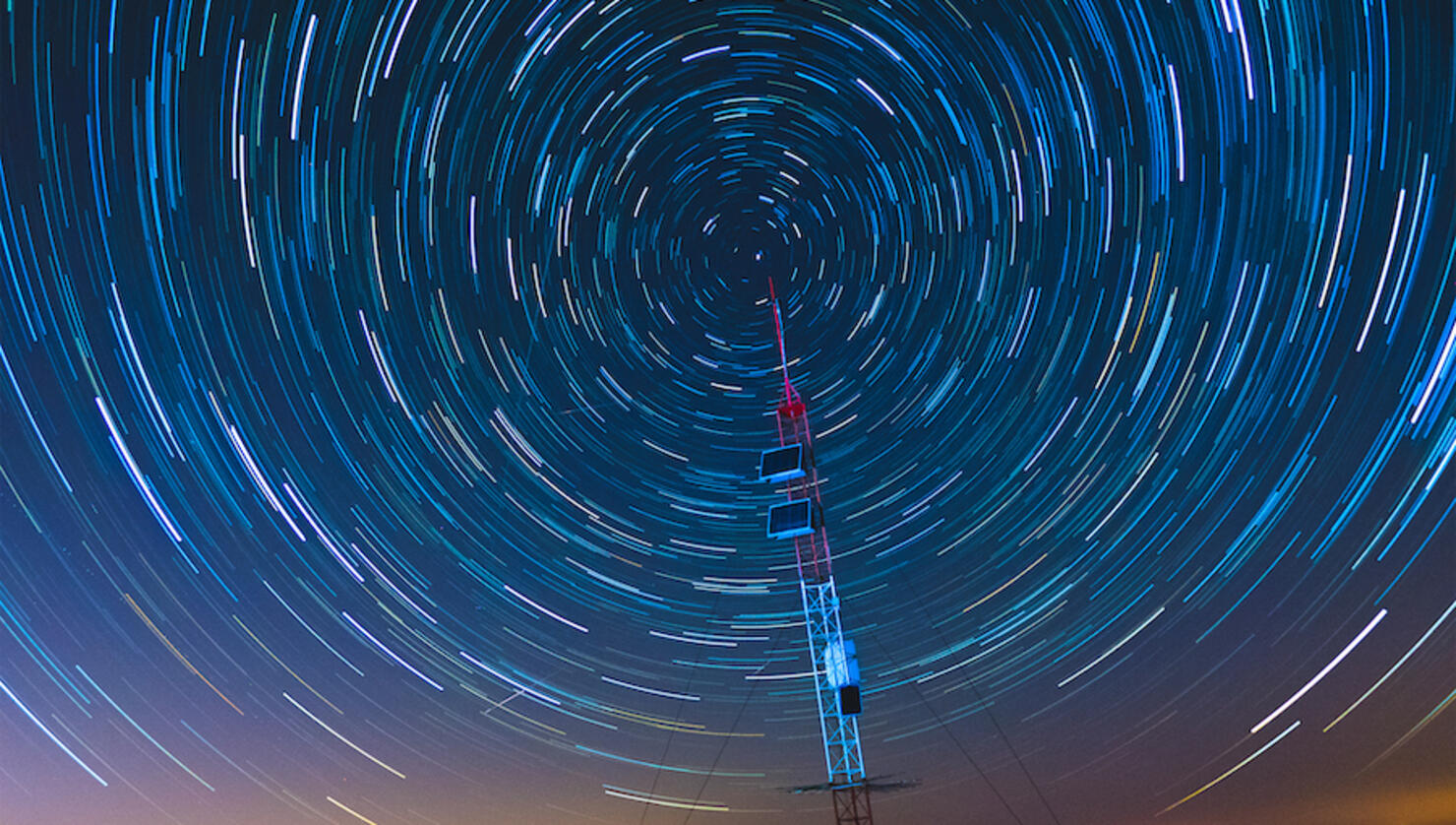Satellite Communications Under A Starry Sky