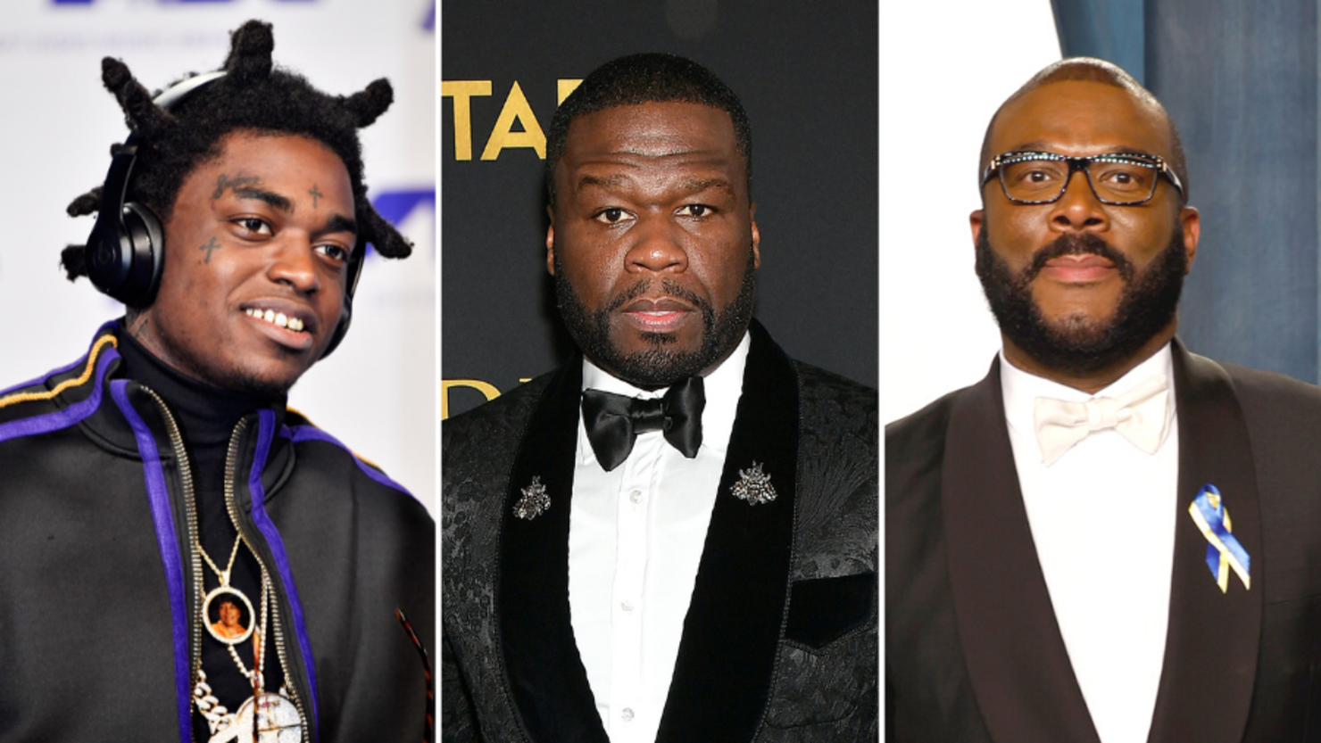 Kodak Black, 50 Cent, and Tyler Perry