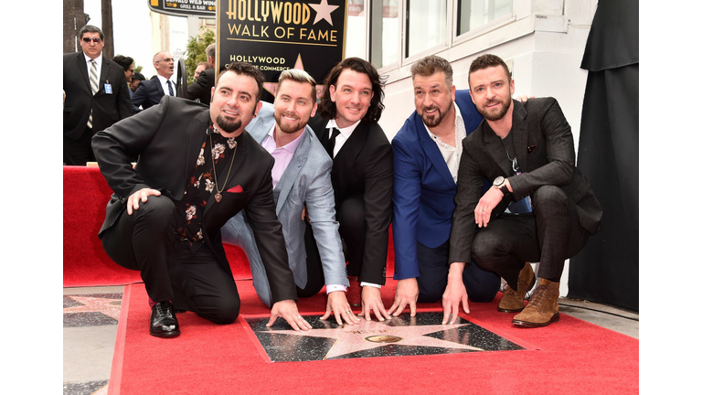 *NSYNC Honored With Star On The Hollywood Walk Of Fame